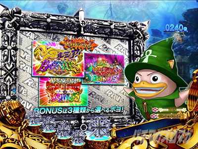 �p�`���R RAVE ���r�[�C���t�H���[�V�����\��