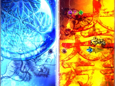 CR�Ԃ̌c���`��