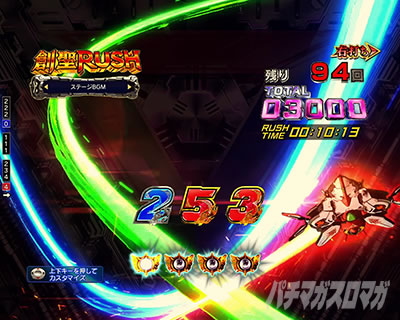 �A�N�G���I���ɍ��� �p�`���R �n��RUSH