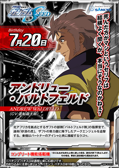 �K���_��SEED �p�`���R�b�o��l���A���h�����[�E�o���g�t�F���h(����ǂ��[�΂�Ƃӂ����)�̐��D�͒u�������Y